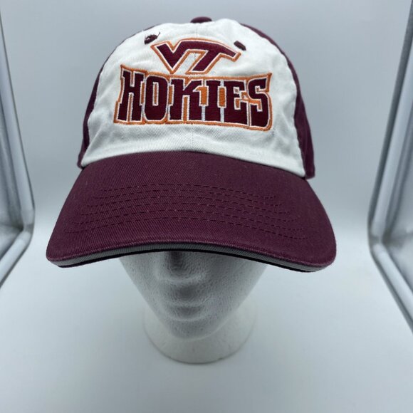 Captivating Headwear Other - Virginia Tech Hokies Maroon & White Cap Hat Strap-back VT Captivating Headwear